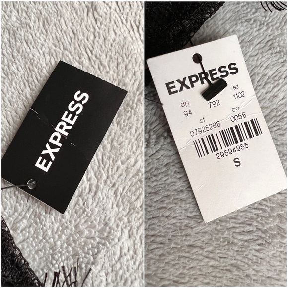 NWT Express Halter Lace Pieced Cutout Evening Cocktail Jumpsuit Solid Black - Picture 5 of 17